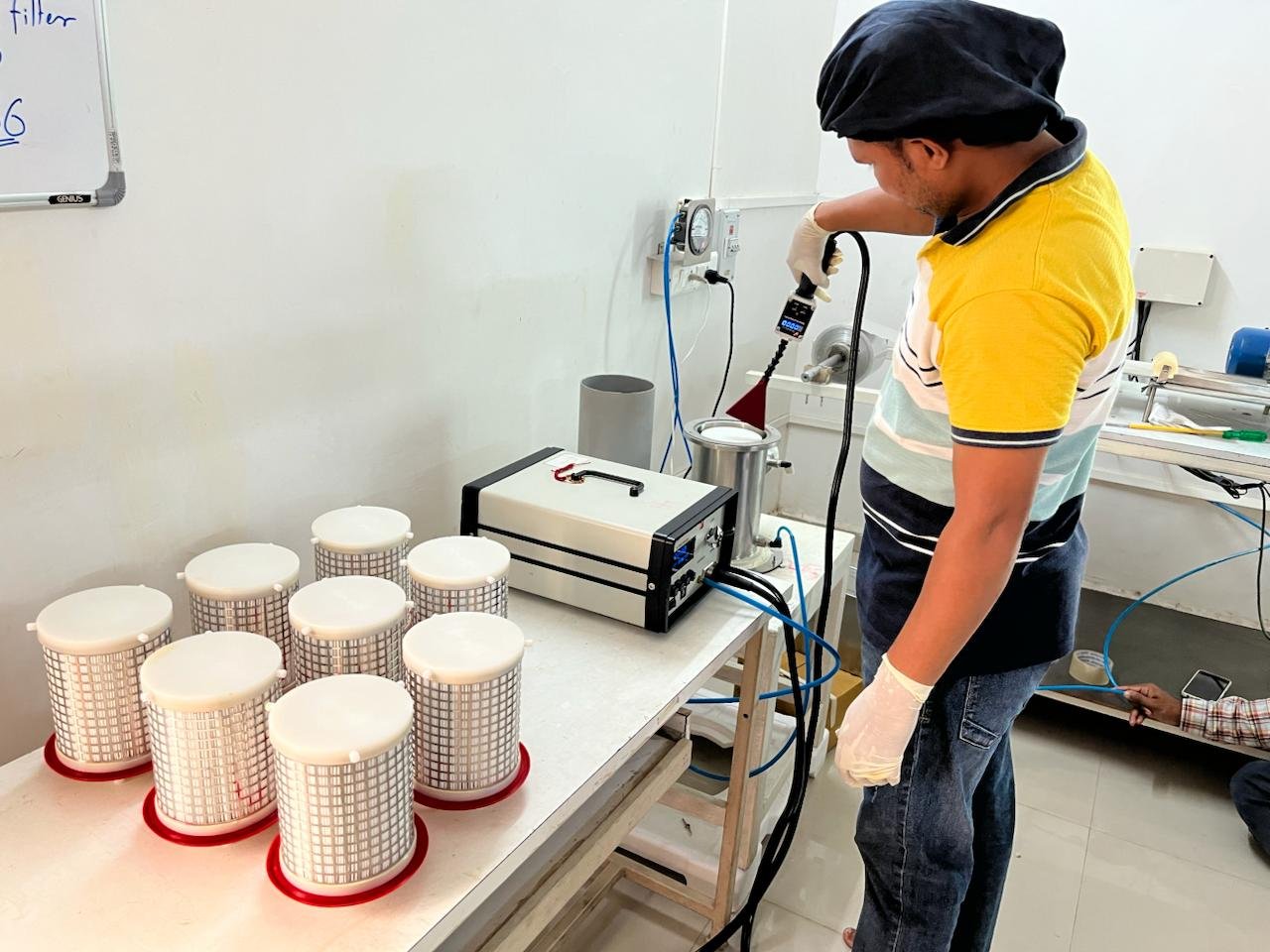 Filter testing and service support