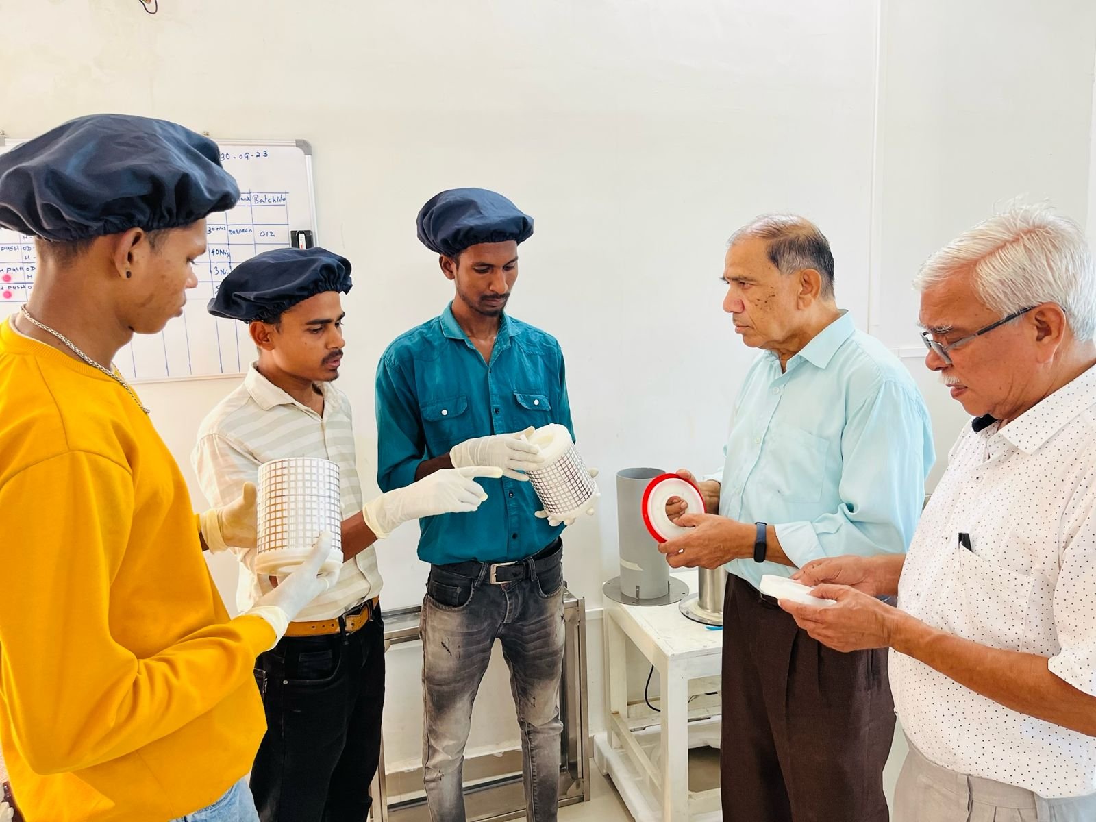 Precise Engineering team in client discussion